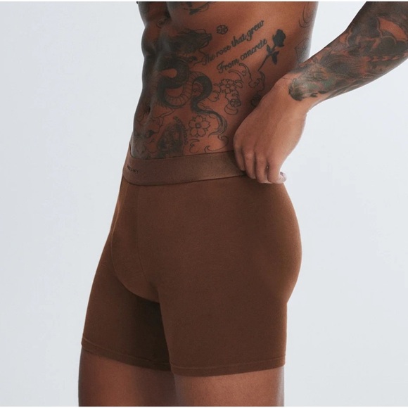 NWT, Savage X Fenty, SAVAGE X BOXER BRIEFS, Brown Sugar Nude - Picture 3 of 5